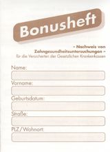 Bei Zahnersatz bis zu 30% sparen mit dem Bonusheft