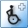 Unsere Praxis ist barrierefrei Barrierefrei Icon - Symbol für die Barrierefreiheit unserer Zahnarzt Praxis in Marburg